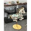 Image 1 : Brass Ring Collection Carousel Horse - 4'  T