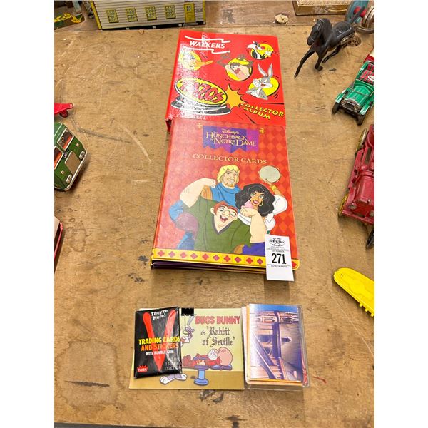Disney Trading Cards, Bugs Bunny Post Cards, Collector Albums