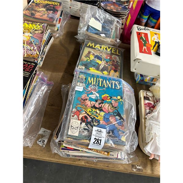 Lot of Vintage Comics w/Sing Out Song Books