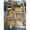 Image 1 : Wooden Framed Old Cabinet Tools/Implements 2 Displays