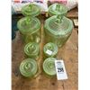 Image 1 : Vasoline Glass Jars - 8