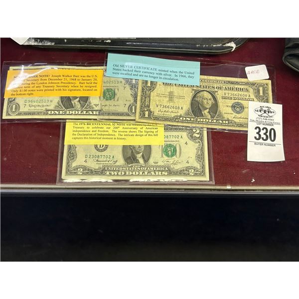 1976  $2 Note, Barr Note, Old Silver Certificate