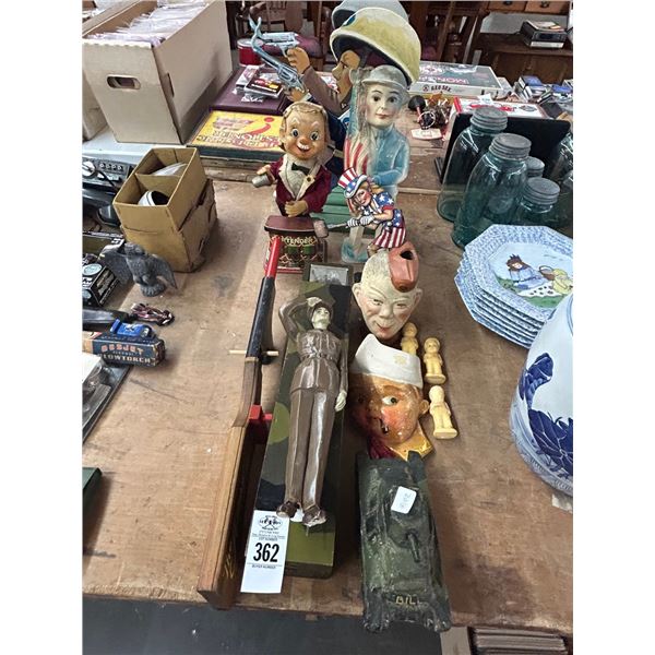 Asst. Vintage Military Figurines, Memorabilia