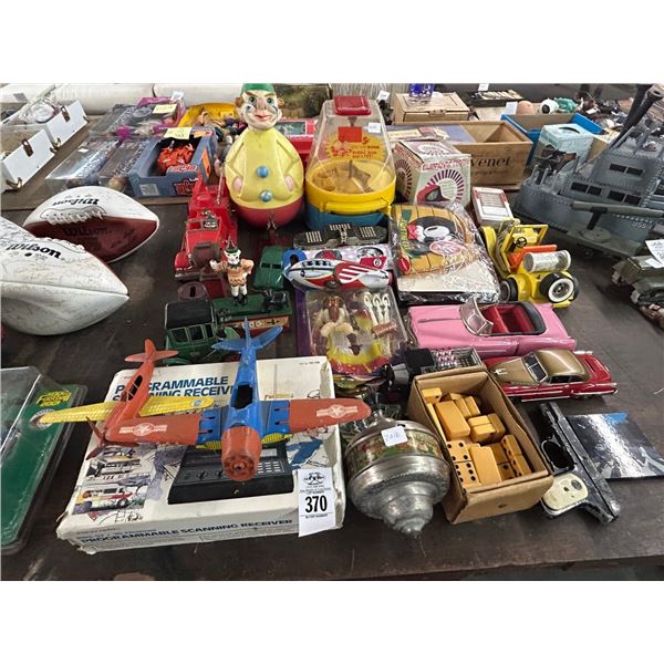 Asst. Vintage Toys, Dominoes, Airplanes