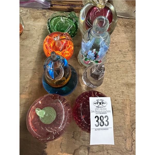 8-Art Glass Paperweight - 8 X $