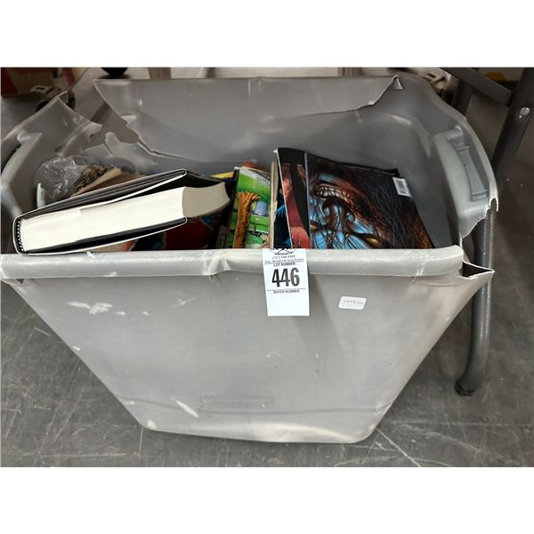 Bin w/Vintage Comics/Books