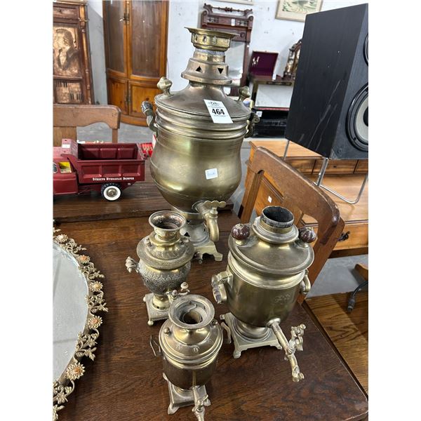 Brass Urns w/Spigots - 4