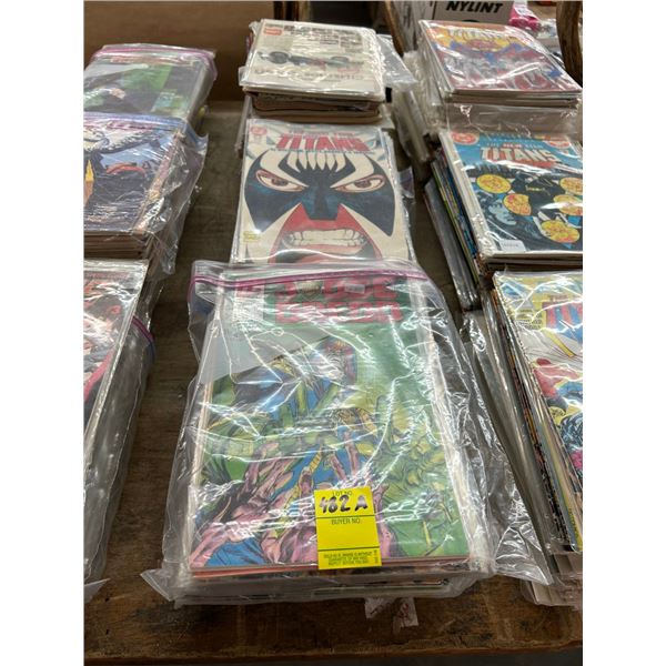 Row of Asst. Vintage Comics