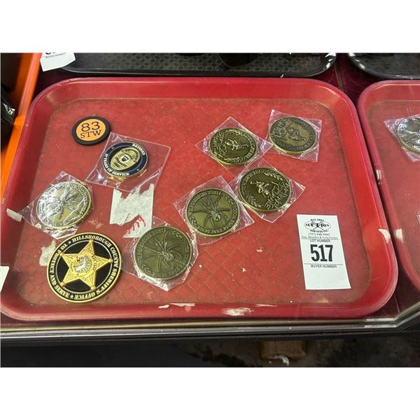 Hillsborough County Sheriffs Badge, Collector Tokens