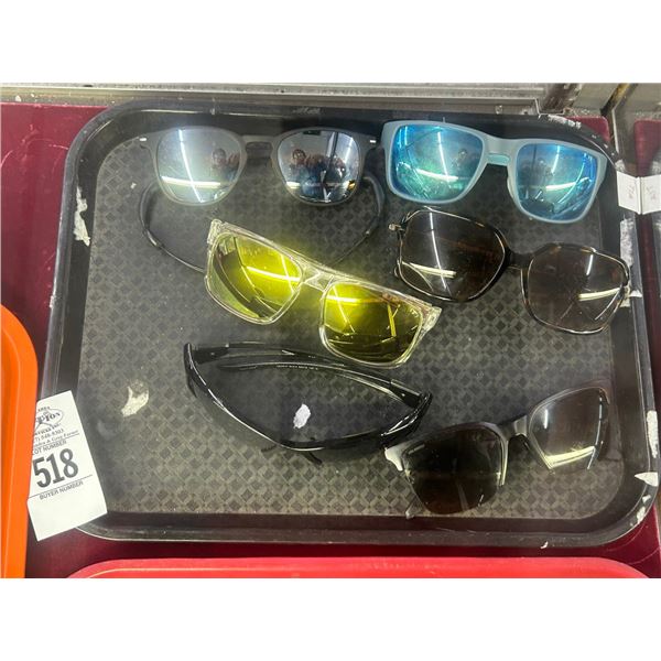 6-Designer Sunglasses - 6 X $