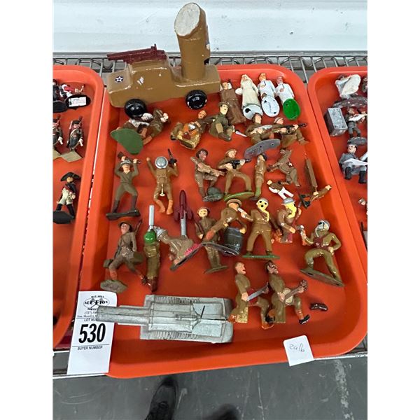 Vintage Metal Toy Soldiers