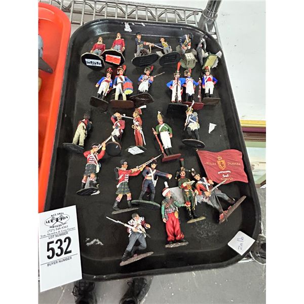 Vintage Metal Toy Soldiers