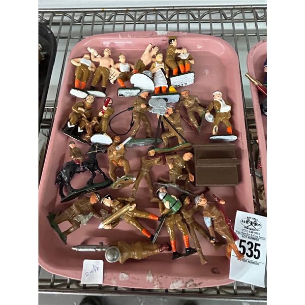 Vintage Metal Toy Soldiers