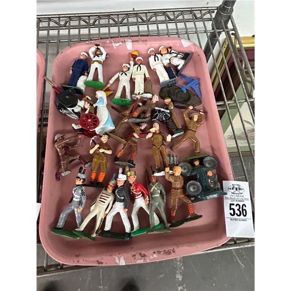 Vintage Metal Toy Soldiers