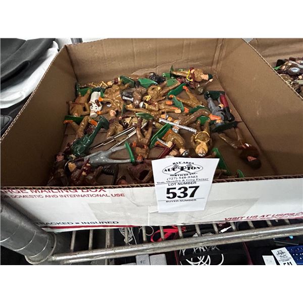 Vintage Metal Toy Soldiers