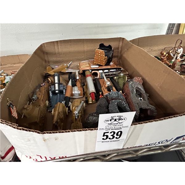 Vintage Metal Toy Soldiers