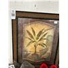 Image 1 : Framed Palm Wall Art -  16"  X  20"