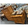 Image 2 : 5 Drawer Highboy Dresser w/2 Nightstands Set