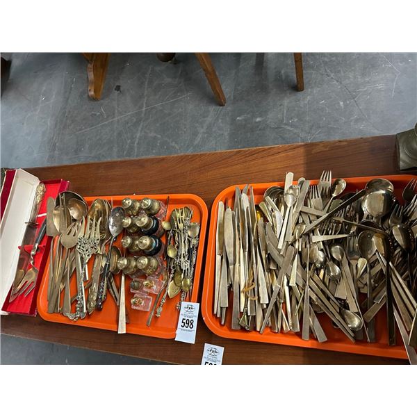 Brass Flatware Utensils/Shakers