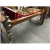 Image 2 : Brass Trim Cherry Hall Bench