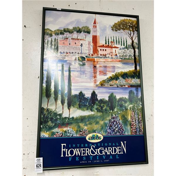Epcot 1997 Flower Festival Promotional Poster