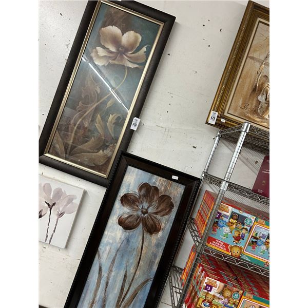 Framed Floral Wall Art - 2