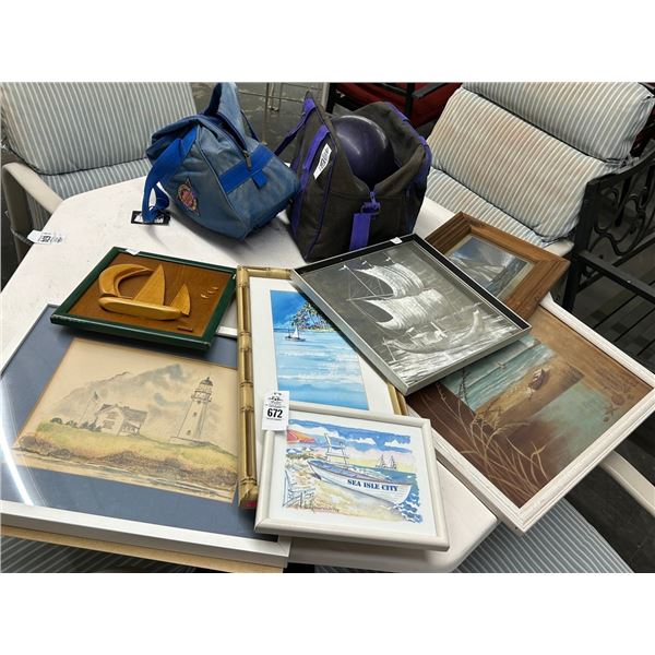 Asst. Nautical Wall Art - 7