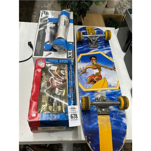 Tom Brady Bobblehead, Trick Board, Air Pumps