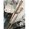 Image 1 : Giraffe/Moose Carved Walking Sticks - 2
