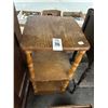 Image 1 : Tier Oak 3 Tier End Table