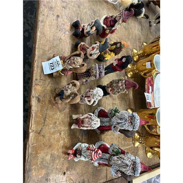 Santa's, Gnomes, Angels, Witches, Asst. Figurines