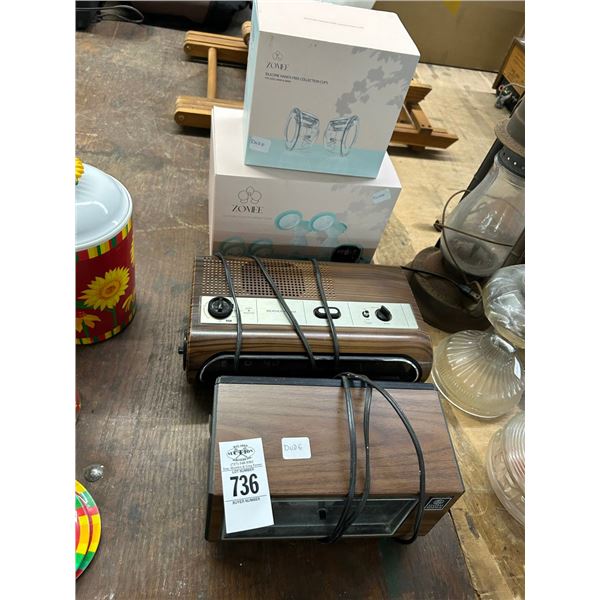 Vintage Clock Radios, Zomee Breast Pump Set