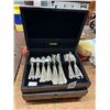 Image 1 : Silverplate Flatware Set w/Case