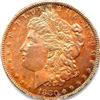 Image 1 : 1880-O FULL COLOR US MORGAN SILVER DOLLAR-BRIGHT ORANGE SHADES