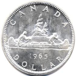 (2) 1965 CANADA SILVER DOLLAR-NICE