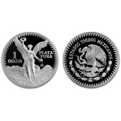 CHOICE RARE 1988-Mo MEXICO SILVER PROOF DCAM 1oz ONZA