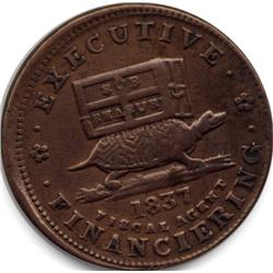 1837 ILLUSTRIOUS PREDECESSOR HARD TIMES TOKEN-HT#31