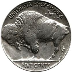 AFFORDABLE 1937-D 3 LEGS BUFFALO NICKEL-VF+