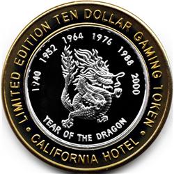 2000 SAM BOYDS CALIFORNIA CASINO P/L SILVER GAMING TOKEN-1 oz.-.999 SILVER