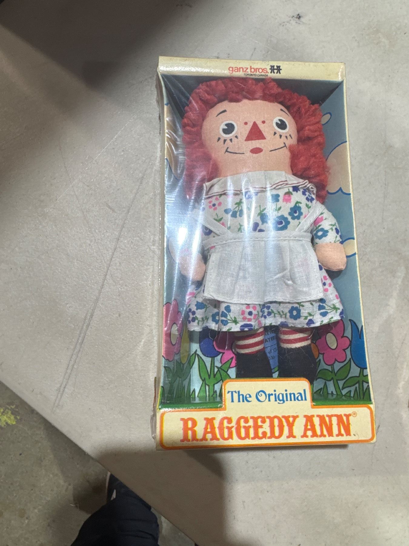 The original raggedy Ann doll