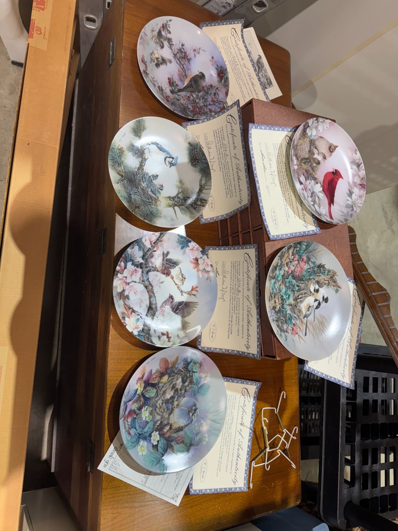 Collector plates with Storage case