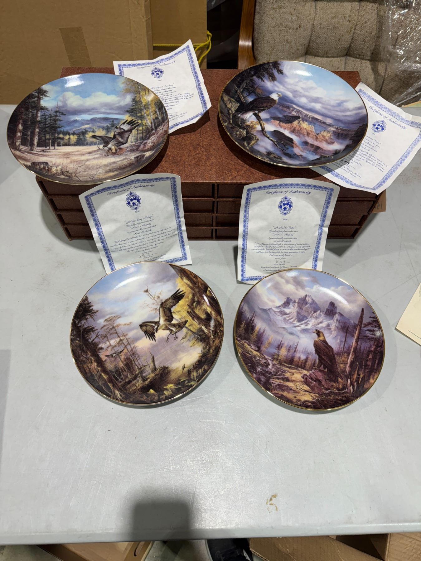 Collector plates with case