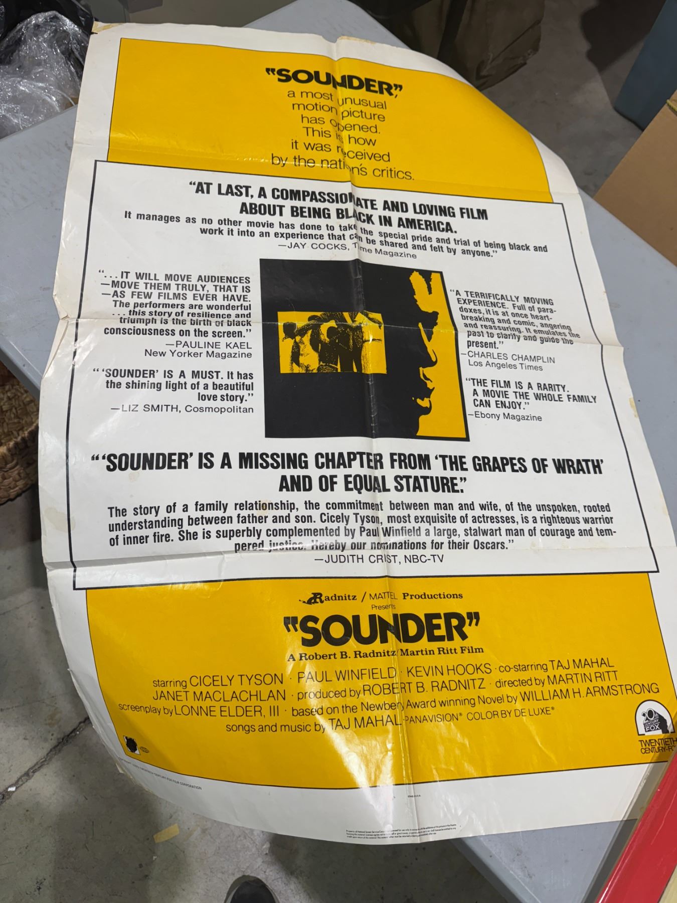 Sounder movie poster 1972