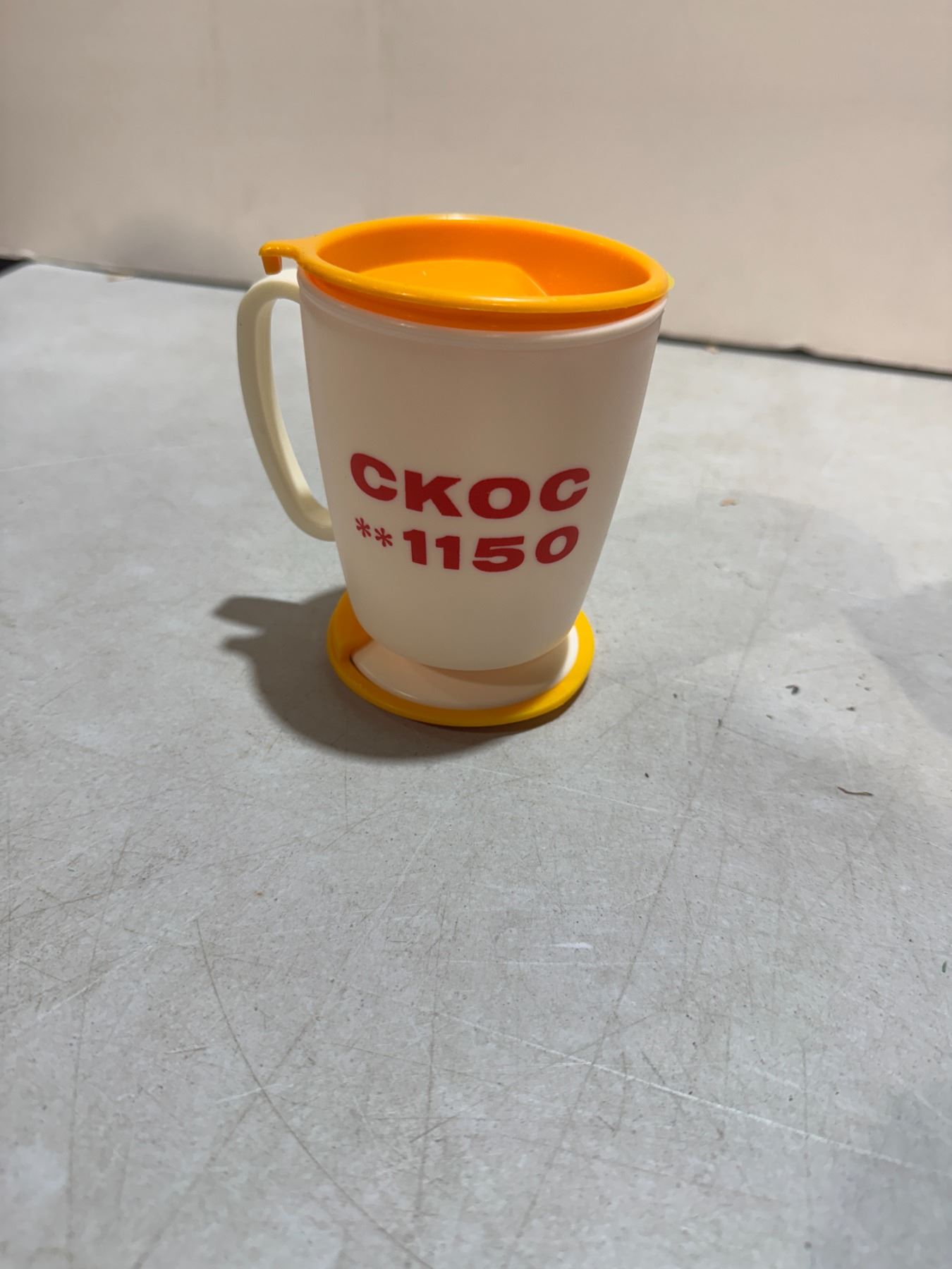 McDonald's travel mug collectible New CKOK 1150