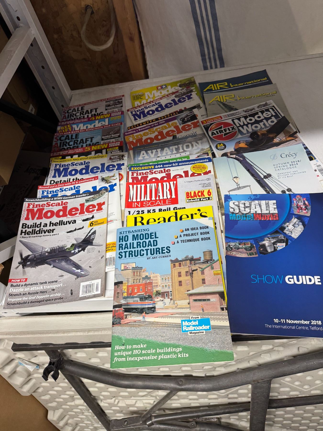 Find scale, modeler and air international magazines