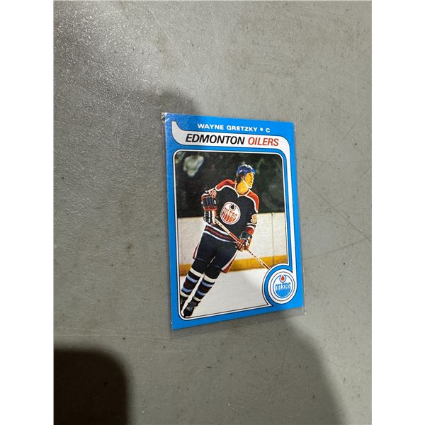 Wayne Gretzky, Edmonton Oilers hockey card O – PEE – CHEE 1979