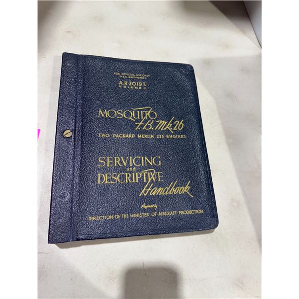 MOSQUITO  F. B. MK. 26 servicing and descriptive handbook.