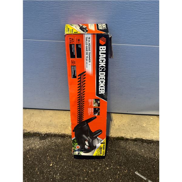 16 inch black and decker hedge trimmer