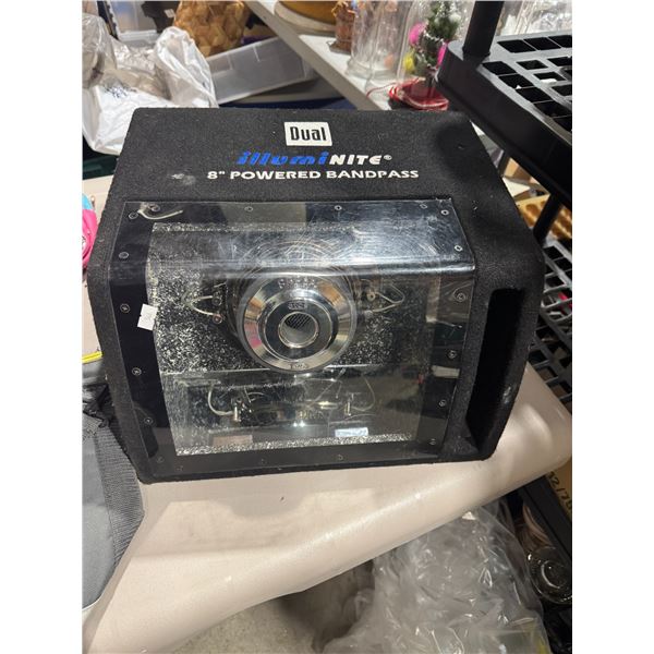 8 inch powered band pass