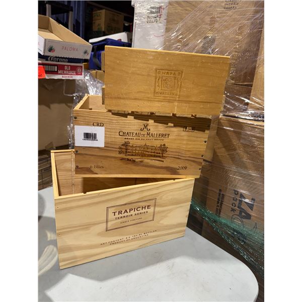 Wood crates